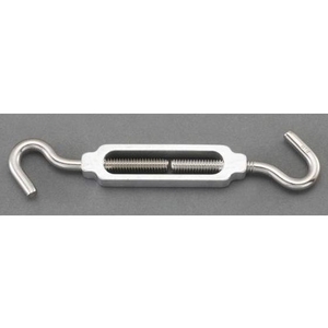エスコ ターンバックル Hook&Hook アルミ・ステンレス製 12.2mm FCY8423-EA638KE-23-イメージ1