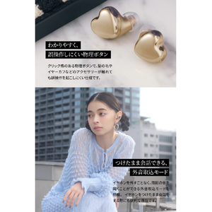 AVIOT トゥルーワイヤレスイヤホン Gold TE-I3-GL-イメージ14