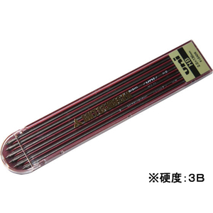 三菱鉛筆 ユニホルダー替芯(N)3B 6本入 F876387-ULN3B-イメージ1