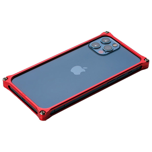 テラ スマホケース ソリッドバンパー for iPhone12ProMax GILD design レッド GI-430R-イメージ1