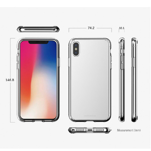 Matchnine iPhone XS/X用ケース BOIDO MIRROR クリアピンクパール MN89189I8-イメージ8