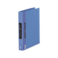 キングジム クリアーファイルカラーベース差替式A4 30穴 背幅40青5冊 1箱(5冊) F836156-139Wｱｵ