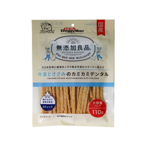 ドギーマン 無添加良品 牛皮とささみのカミカミデンタル 110g FCS2331-イメージ1