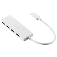 エレコム USB Type-C 4ポートUSB2.0ハブ しろちゃん U2HC-H040WF