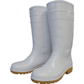 福山ゴム 耐油長靴先芯入り　ガロア＃１ホワイトＬ GLA1-LH