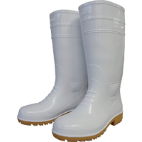 福山ゴム 耐油長靴先芯入り　ガロア＃１ホワイトＬ GLA1-LH