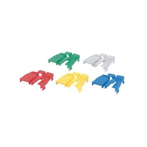 サンワサプライ モジュラーカバー(後付け可能) 5色セット ADT-MC3K-イメージ1