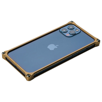 テラ スマホケース ソリッドバンパー for iPhone12ProMax GILD design シグネイチャーゴールド GI-430SG