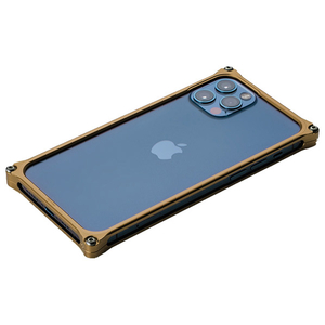 テラ スマホケース ソリッドバンパー for iPhone12ProMax GILD design シグネイチャーゴールド GI-430SG-イメージ1