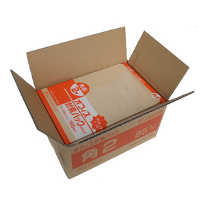 ツバメ工業 テープ付クラフト封筒 角2 85g／m2500枚 1箱(500枚) F807573-K85-K2T-イメージ1