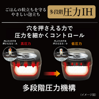 タイガー JRI-T180K 圧力IHジャー炊飯器 ブラック|エディオン公式通販