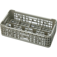 石川樹脂工業 サイクル洗浄ハーフ8仕切ラック 76mm HK-331-8 FCM8319-011620001