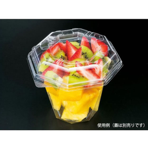 シーピー化成 フルーツ容器 COPNアクア八角11本体 50枚 FCG386V-00550932-イメージ2