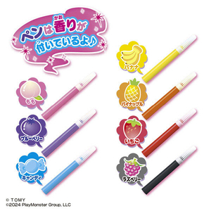 タカラトミー おえかき もふれんず こいぬと香りペンいっぱいセット ｵｴｶｷﾓﾌﾚﾝｽﾞｺｲﾇﾄｶｵﾘﾍﾟﾝｾﾂﾄ-イメージ3