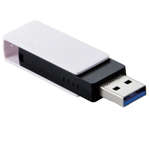 エレコム USBメモリ(32GB) ホワイト MF-RMU3B032GWH エレコム USBメモリ(32GB) ホワイト MF-RMU3B032GWH