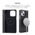 ABBI SIGNATURE iPhone 15 Pro用LIPARI イタリアンレザー MagSafe対応ダイアリーケース ネイビー ABS26191I15PR-イメージ8