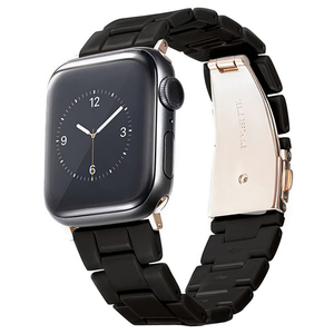 GAACAL Apple Watch Series 1-8/SE1-2/Ultra [42/44/45/49mm]用プラスチックバンド ブラック Z00147BKB-イメージ1