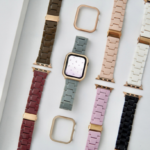 GAACAL Apple Watch Series 1-8/SE1-2/Ultra [42/44/45/49mm]用プラスチックバンド ブラック Z00147BKB-イメージ3