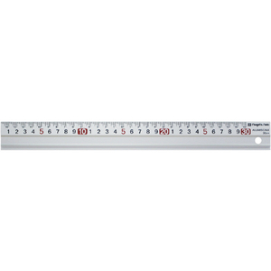 ＳＫ アルミスケール ３０ｃｍ ３００ｍｍ SK “アルミスケール快段目盛” AS-30-イメージ1