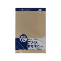 ツバメ工業 クラフト封筒 角0 85g／m2 100枚 1パック(100枚) F807574-K85-K0