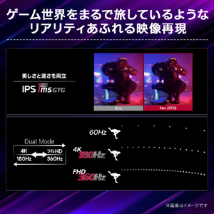 LGエレクトロニクス 27型液晶ディスプレイ 27G810A-B-イメージ2