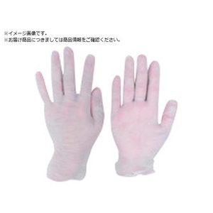 シンガー/シンガープラスチック手袋FD 100枚入 M PVC0504PFTBM FCB799B-4309523-イメージ1