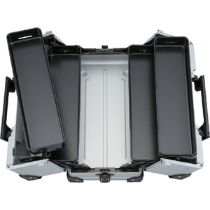 ＫＴＣ スチール製工具箱 両開きメタルケース（レッド） 間口４４０×奥行２３３×高さ２３０ｍｍ KTC 両開きメタルケース キャリングトレイ EK-10AR3-イメージ2