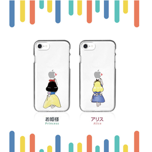 AKAN iPhone 12 mini用ソフトクリアケース お姫様 AK19191I12-イメージ3