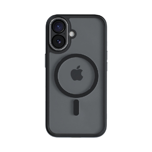 miak iPhone 16用レンズガード一体型MagSafe対応クリアケース ブラック MA27192I16-イメージ2