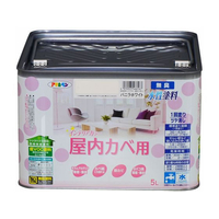 アサヒペン New水性インテリア屋内カベ 5L バニラホワイト FCB757G