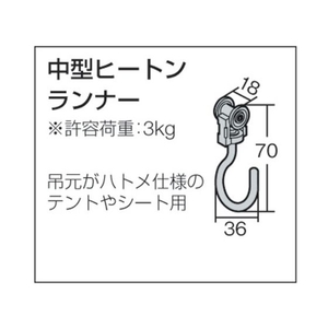 トーソー 中型ヒートンランナー(002395746) FC522EP-2395746-イメージ4