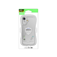 エレコム iPhone17用Grippy ハイブリッドケース オールクリア メタルステッカー付 クリア PM-A25AGRPACR