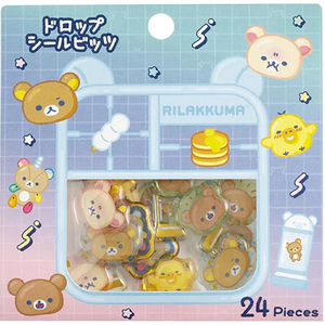 サンエックス ドロップシール リラックマラボ02 リラックマラボ02 ﾄﾞﾛﾂﾌﾟｼ-ﾙﾘﾗﾂｸﾏﾗﾎﾞ02-イメージ1