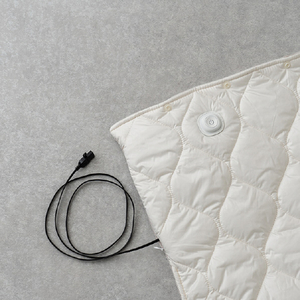 Life on Products あったかキルティング USB給電式3WAYブランケット Life on Products アイボリー LCAWA020-IV-イメージ5