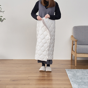 Life on Products あったかキルティング USB給電式3WAYブランケット Life on Products アイボリー LCAWA020-IV-イメージ8