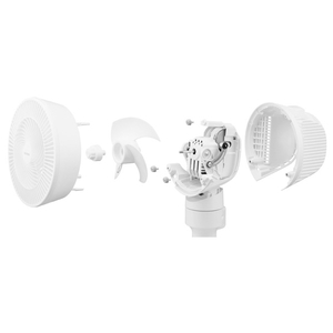 アイリスオーヤマ サーキュレーター扇風機 ホワイト KSF-AC151TEC-W-イメージ7