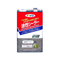 アサヒペン 油性シーラー 4L 透明(クリヤ) FC958NR