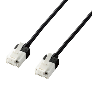 エレコム Cat6A LANケーブル(10．0m) ブラック LD-GPASST/BK100-イメージ1
