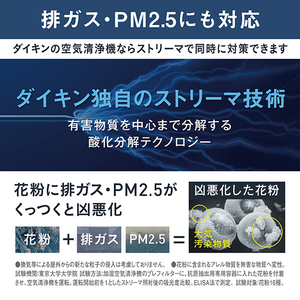 ダイキン 加湿空気清浄機 加湿ストリーマ空気清浄機 ホワイト MCK504A-W-イメージ15