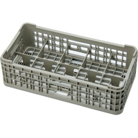 石川樹脂工業 サイクル洗浄ハーフ10仕切ラック 76mm HK-331-10 FCM8322-011621001