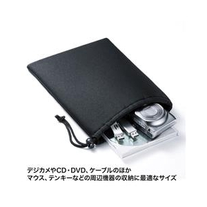 サンワサプライ マルチクッションケース（巾着タイプ） IN-C3K-イメージ2