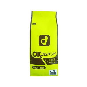 オカモト ゴムバンド 1KG袋入 (2200本入) FC201GP-4062493-イメージ1