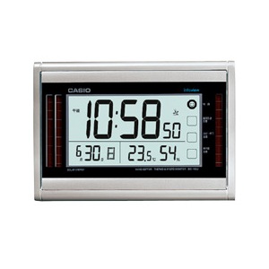 カシオ 電波時計 シルバー IDS-160J-8JF カシオ 電波時計 シルバー IDS-160J-8JF