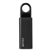 BUFFALO USB3．1(Gen1)/USB3．0対応 ノック式USBメモリー(16GB) ブラック RUF3-KS16GA-BK