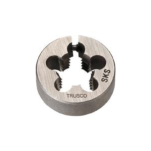 トラスコ中山 TRUSCO　丸ダイス　38径　M16×2．0　（SKS） T38D-16X2.0-イメージ1