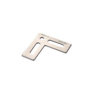 トラスコ中山 TRUSCO　ジョイント金具24型フラットクローム寸法65×65穴数3 TK24-FL2C-イメージ1