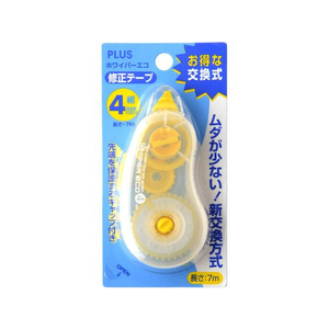 プラス 修正テープ ホワイパーエコ 本体 4mm WH-304T F876636-42278-イメージ2
