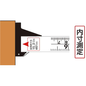 シンワ測定 ３倍尺　のび助　一方向式２　Ｃ１２尺　併用目盛 65193-イメージ4