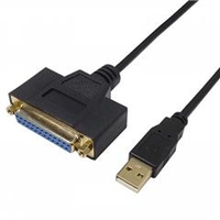 変換名人 USBtoパラレル25ピン変換ケーブル USBPL2510G2