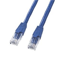 サンワサプライ カテゴリ6UTPクロスケーブル(30m) ブルー KB-T6L-30BLCK